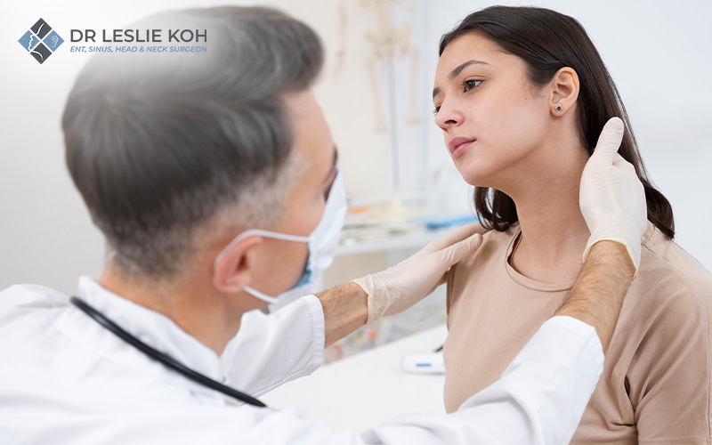 doctor performing an assessment on patient