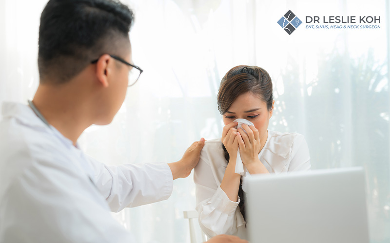 doctor reassuring patient that there are treatment options available