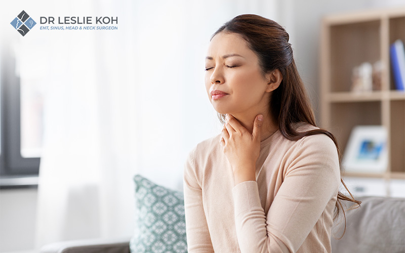 woman experiencing vocal fatigue